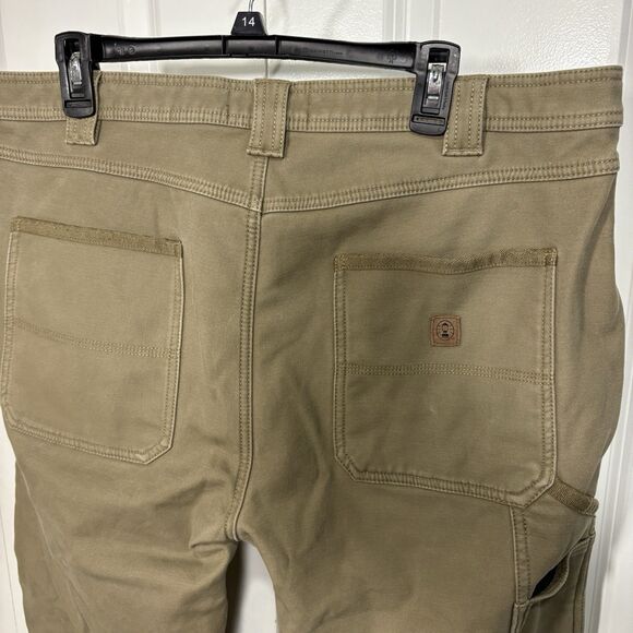 Coleman Utility Pants Mens 38x30 Khaki Workwear Outdoor Hiking Durable Cargo - Picture 3 of 11